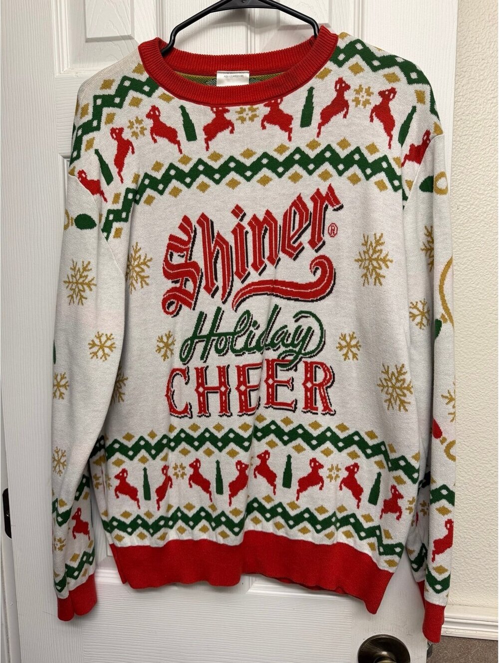 Shiner Cheer Holiday Sweater